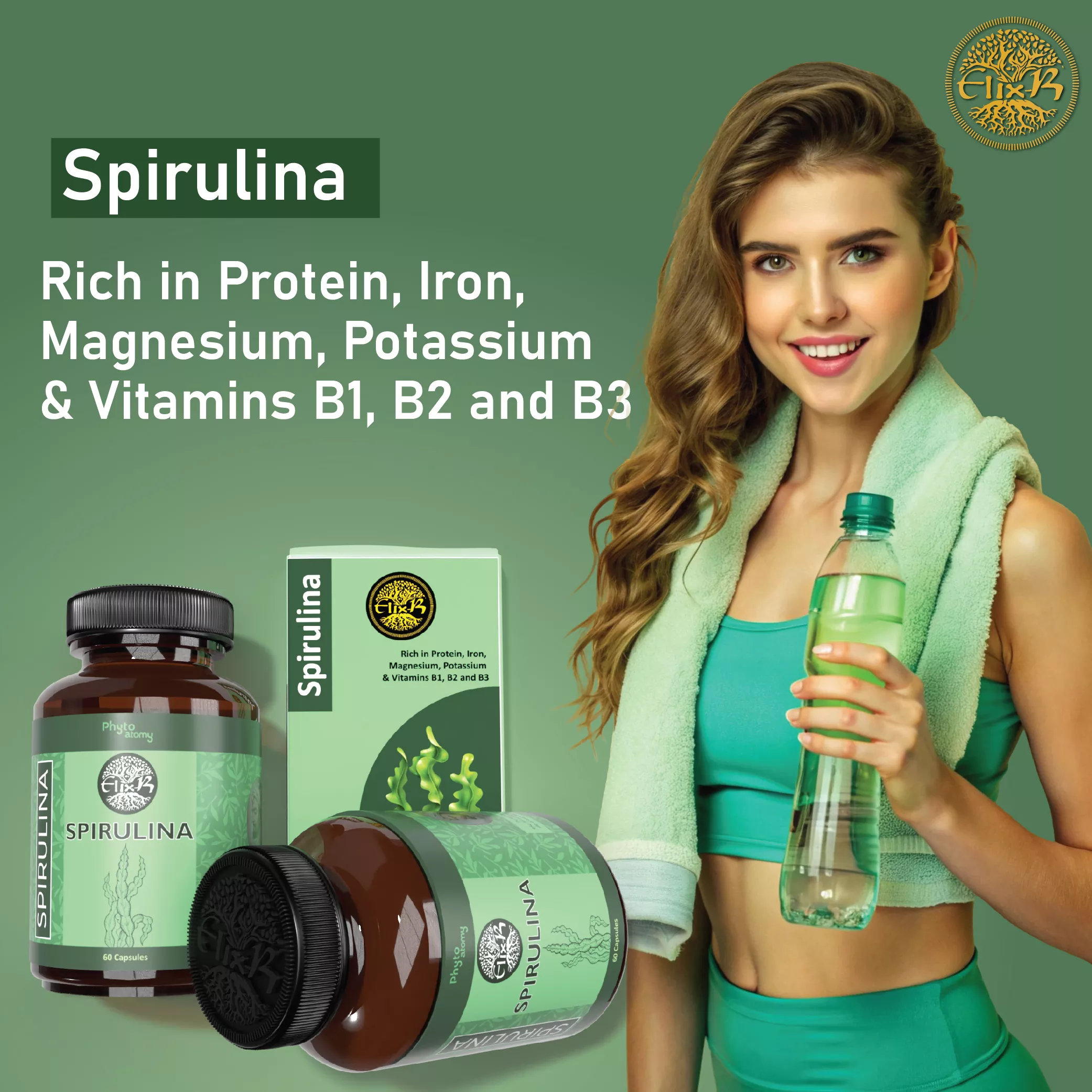 Spirulina (60 Capsule)